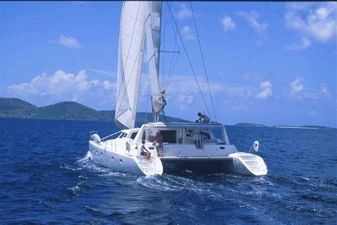 50' Luxury Yacht. Private Full or Half Day Catamaran Snorkel, & Beach Experience - Secret Harbour and the east end of St. Thomas