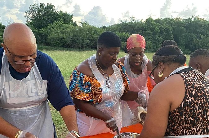 A Morning Cultural Experience Through Food Cooking Class St. Croix - Crucian 101 while the crabs cook