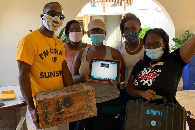 Augmented Reality Secret Agent Treasure Hunt in St Thomas - The starting point at Estate Thomas