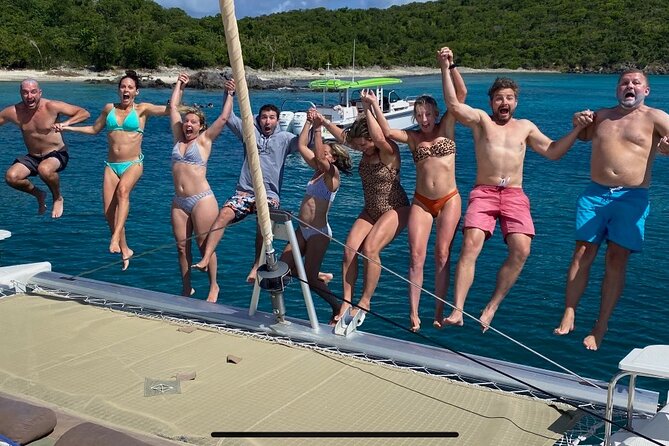 Catamaran Sail to Jost Van Dyke (Soggy Dollar Bar) - Three hours at White Bay and the Soggy Dollar Bar