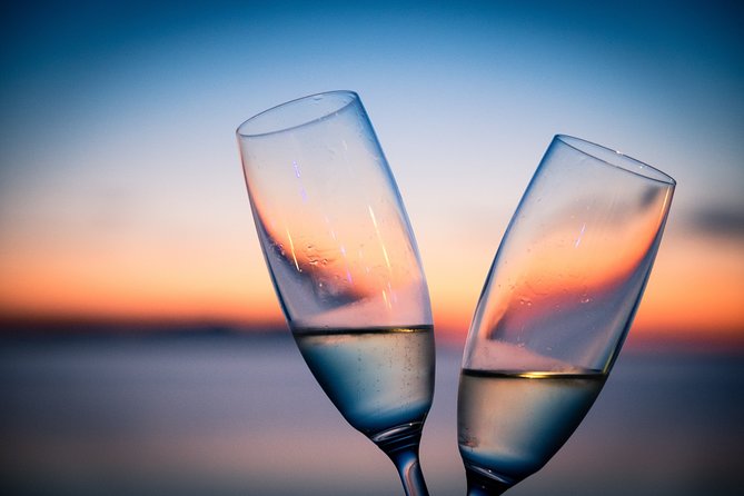 Champagne Sunset Sail from Margaritaville - Meeting the boat in Frydendal at 4:30 p.m.