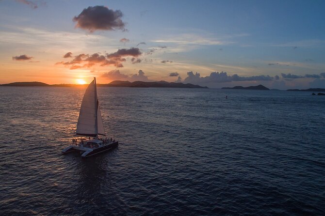 Days End Sunset Sail from the Westin at Frenchman's Reef - The Flying Frenchman and the barefoot start