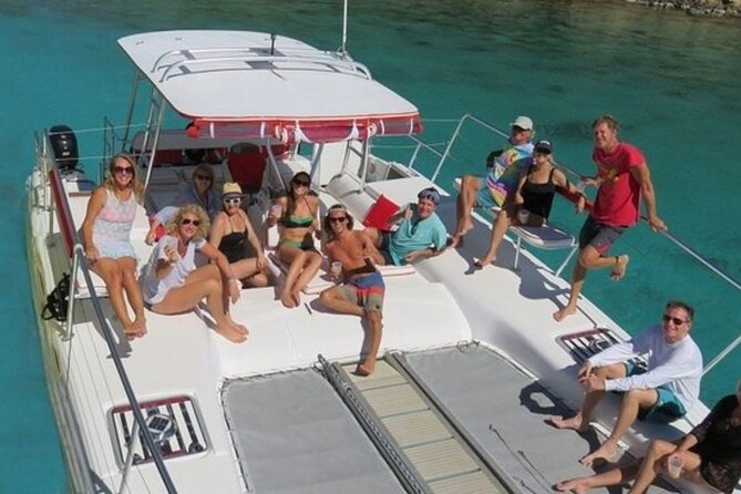 Full or Half Day Private Power Catamaran- USVI Beach and Snorkel - The catamaran layout and what it means on a long day