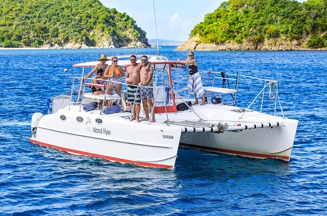 Full or Half Day Private Power Catamaran- USVI Beach and Snorkel - St. John’s north shore and Honeymoon Beach