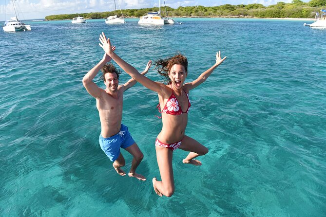 Full or Half Day Private Power Catamaran- USVI Beach and Snorkel - Lovango Cay for reefs and a polished beach stop