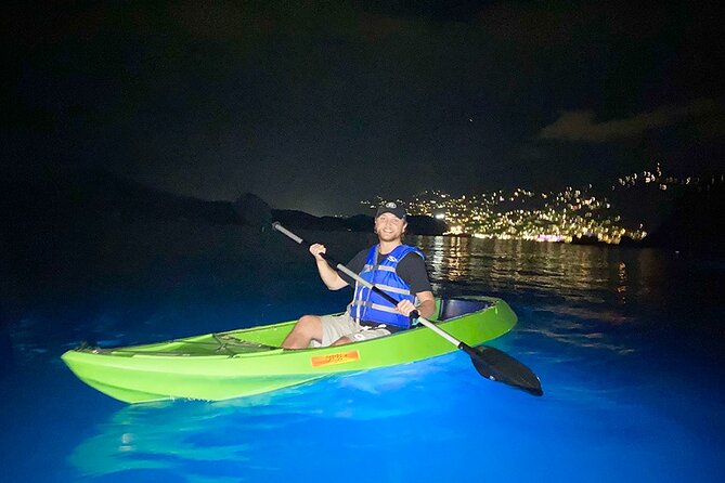 Glow Boats LED Night Kayak from Marriott Frenchman's Cove - Practical details that can make the night easier