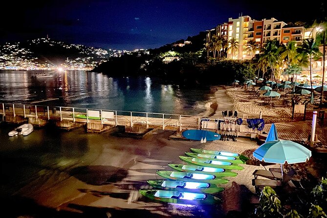 Glow Boats LED Night Kayak from Marriott Frenchman's Cove - Meeting at Frenchman’s Cove Dock