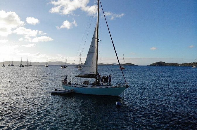 Group Sunset Sail St. John - A good fit for couples, families, and small groups