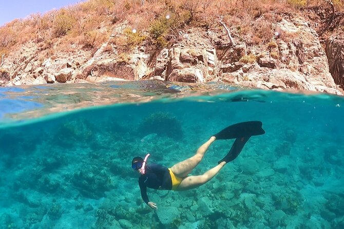 Half or Full-Day Private Boat Charter from St. John or St. Thomas - A half-day route with a lot packed in