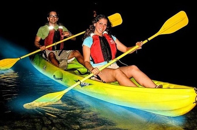 Illuminated Night Kayaking at the Elysian Resort - Comfort, seating, and the choppy-water question