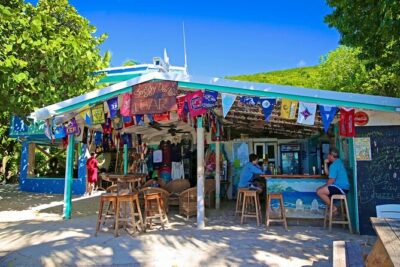 Soggy Dollar & Sandy Spit Sailing Tour in the BVI