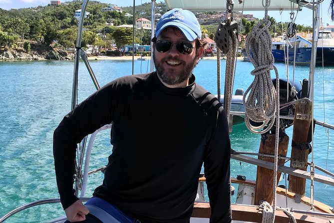 Learn to Sail - Sailing Lessons All Inclusive - Sailing along St. John’s protected west coast