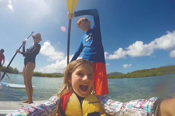 Magic Mangrove Paddle in Beef Island Lagoon - Entering the protected side of the lagoon