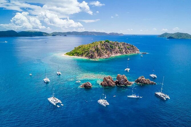 Norman Island - The Indians & The Caves Sailing & Snorkel Tour - Leaving Village Cay in Road Town