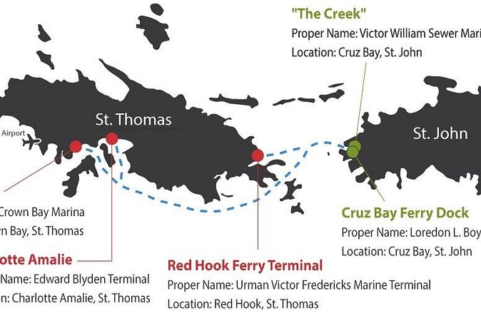 Paradise Taxi & Tours USVI- St. Thomas - Airport Transfer to Red Hook Ferry - The drawbacks and what you should confirm