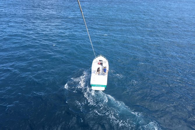 Parasail Experience in St Thomas - The quiet payoff, 300 to 400 feet above the Caribbean