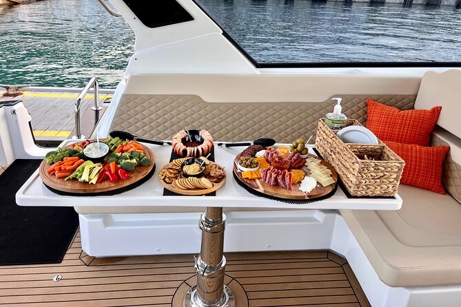 Private Luxury Catamaran Champagne Sunset Cruise - Champagne, charcuterie, and top-shelf drinks