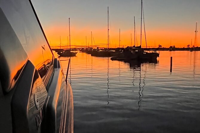 Private Luxury Catamaran Champagne Sunset Cruise - The harbor lights after sunset