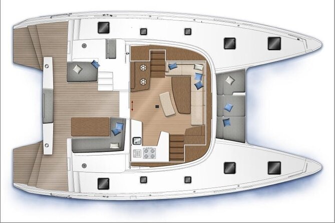 Private Luxury Charter Aboard New Multi-Deck Lagoon Catamaran - Drinks, shade, and the pace onboard