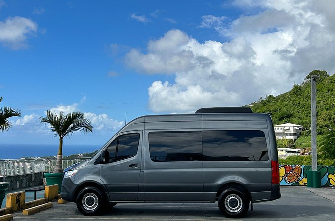 Private St. Thomas One Way Luxury Mercedes Van Limousine Service - Meeting your driver without the usual confusion