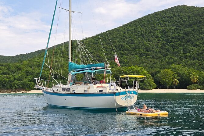 Sail and Snorkel Private Charter - Mid-Day Sail 1230pm to Sunset - Snorkeling in clear bays with Kim