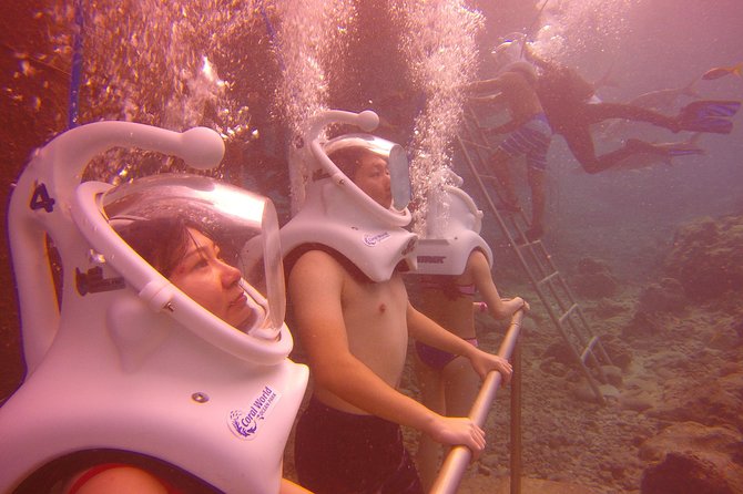 Sea Trek Helmet Dive at Coral World Ocean Park - What happens from the gate to the water