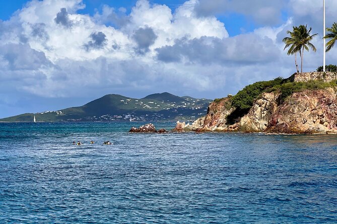 St. John Luxury Catamaran Turtle Snorkel and Cays Full Day - The Ledges of Little St. James for the final water stop