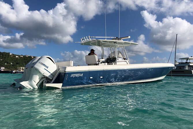 St Thomas Full-Day Boat Rental 37' Intrepid Powerboat - Why the 37-foot Intrepid matters