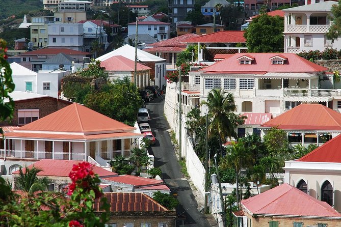 St Thomas Shore Excursion: Shopping, Sightseeing and Beach Tour - Mountain Top and the island views
