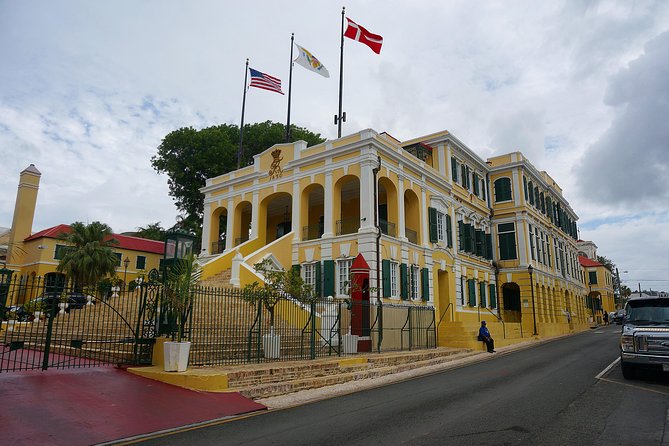 Taste of Twin City Food Tour with VI Food Tours - Government House and the scale of island government