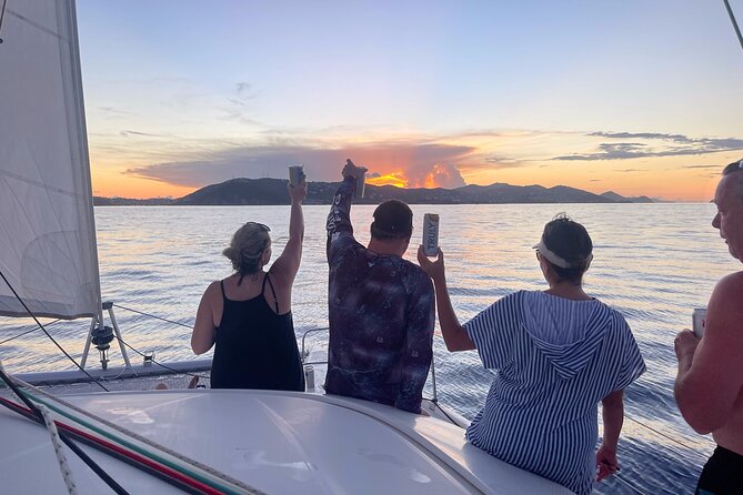Turtles, Pizza Pi & Sunset trip - Sunset on the return sail